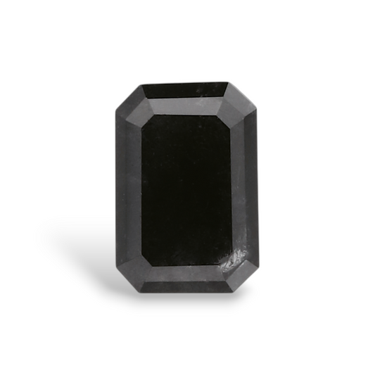 GIA 0.53 Carat Natural Fancy Black Emerald Diamond SE-8332GN