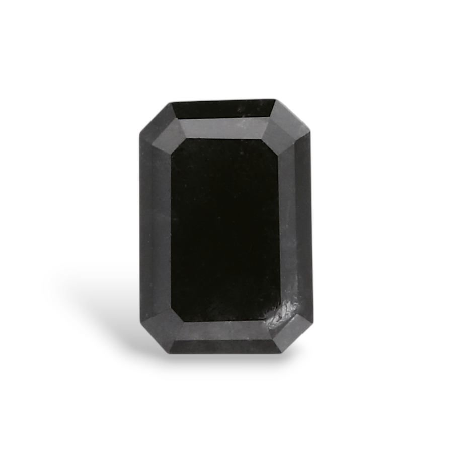 GIA 0.53 Carat Natural Fancy Black Emerald Diamond SE-8332GN