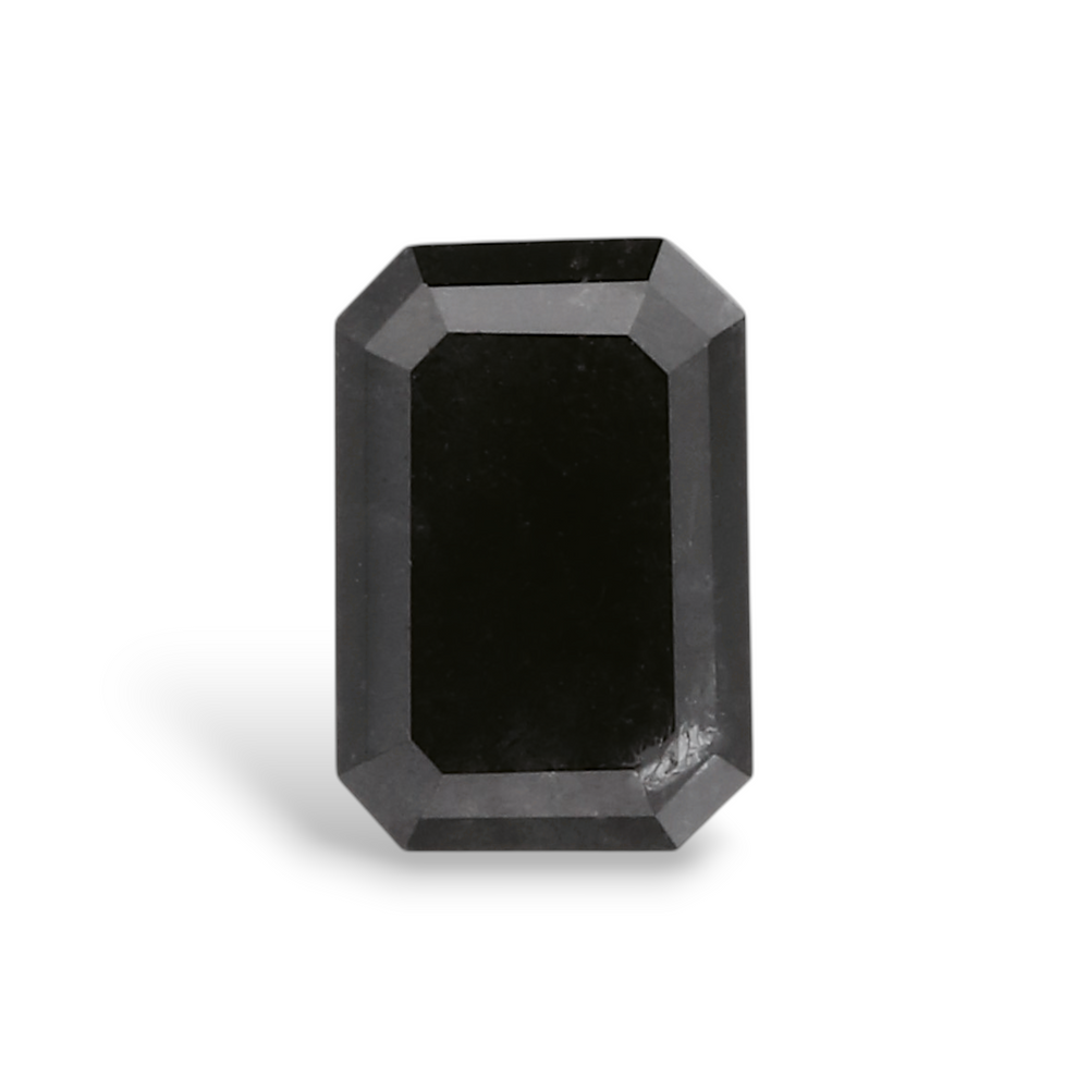 GIA 0.53 Carat Natural Fancy Black Emerald Diamond SE-8332GN