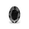 GIA 0.40 Carat Natural Fancy Black Oval Diamond SE-8335GN