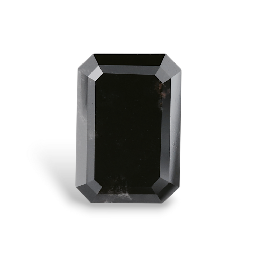 GIA 2.94 Carat Natural Fancy Black Emerald Diamond SE-8569GN