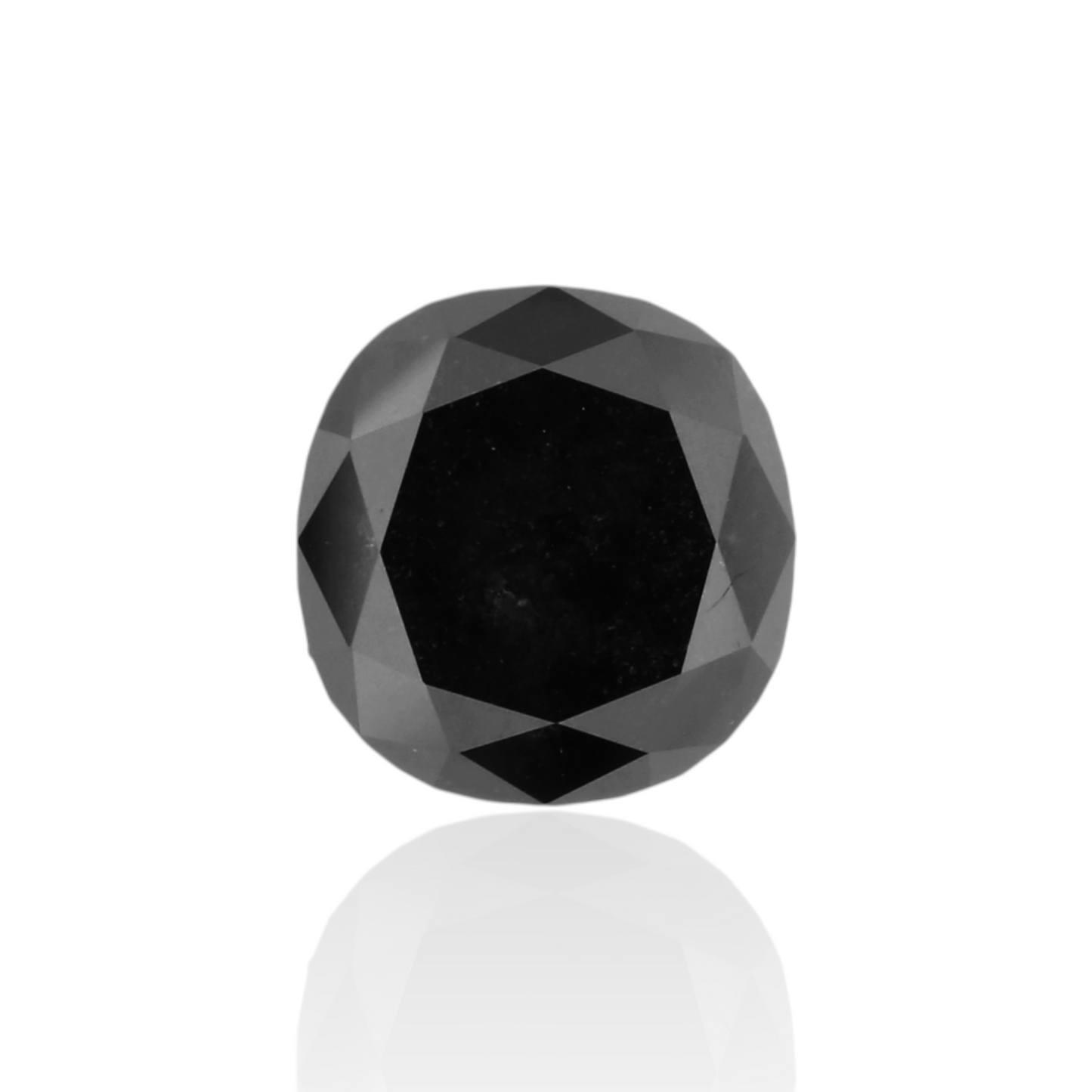 GIA 1.52 Carat Natural Fancy Black Cushion Diamond SE-8572GN