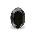 GIA 1.39 Carat Natural Fancy Black Oval Diamond SE-8576GN