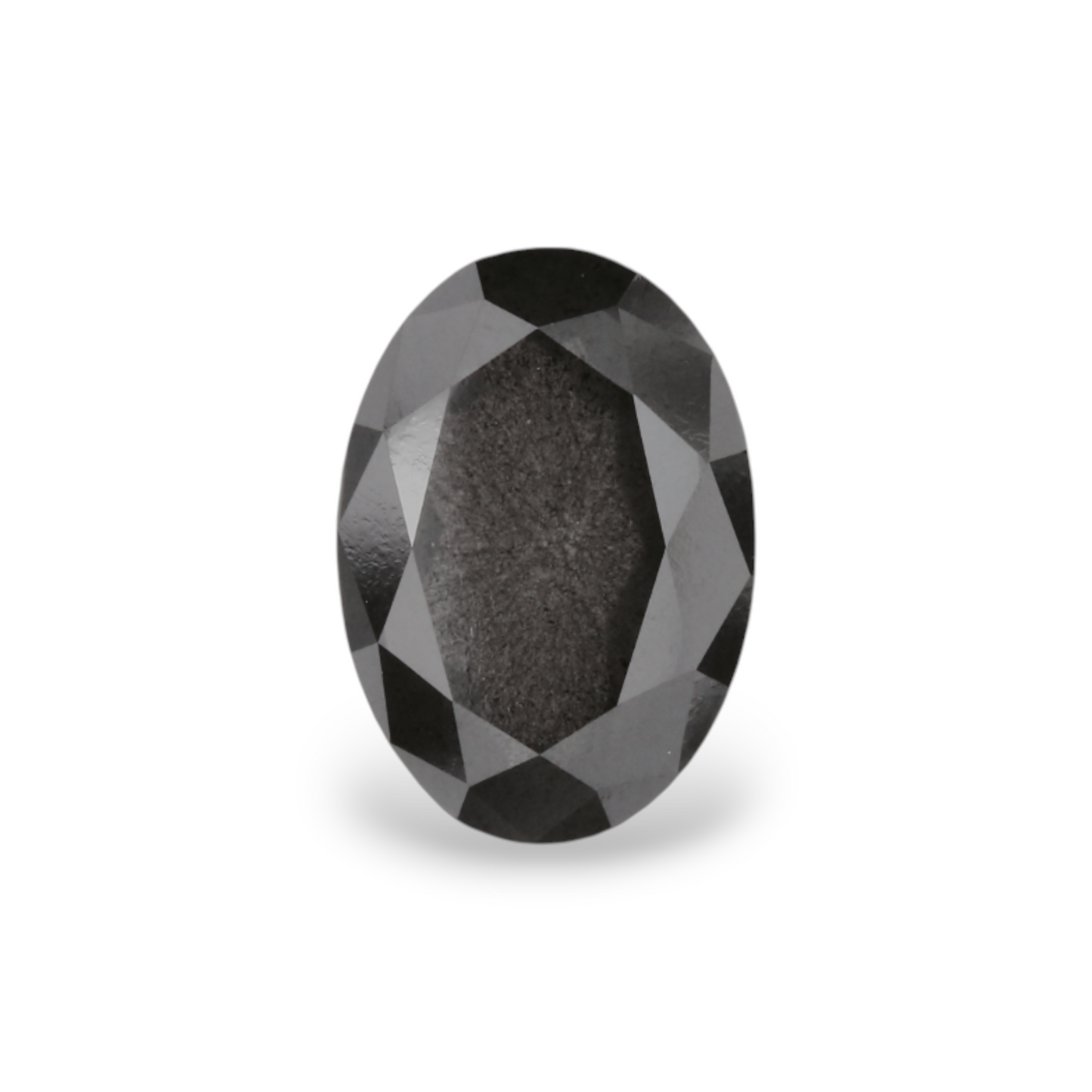 GIA 1.38 Carat Natural Fancy Black Oval Diamond SE-8577GN