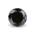 GIA 0.44 Carat Natural Fancy Black Round Diamond SE-8585GN