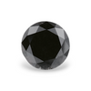 GIA 0.44 Carat Natural Fancy Black Round Diamond SE-8585GN