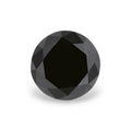 GIA 0.48 Carat Natural Fancy Black Round Diamond SE-8587GN