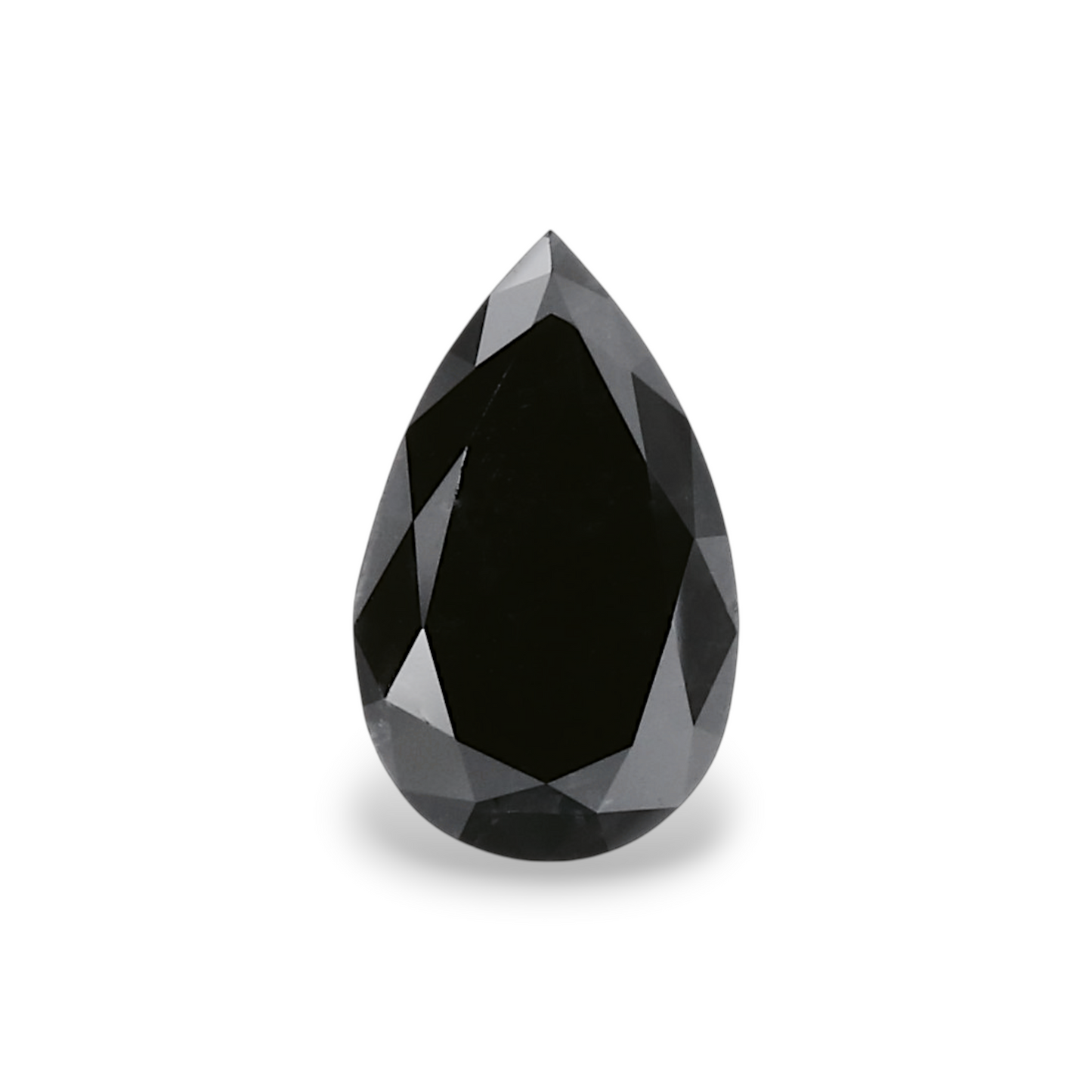 GIA 0.90 Carat Natural Fancy Black Pear Diamond SE-8597GN