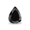 GIA 1.48 Carat Natural Fancy Black Pear Diamond SE-8599GN