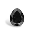 GIA 2.86 Carat Natural Fancy Black Pear Diamond SE-8601GN