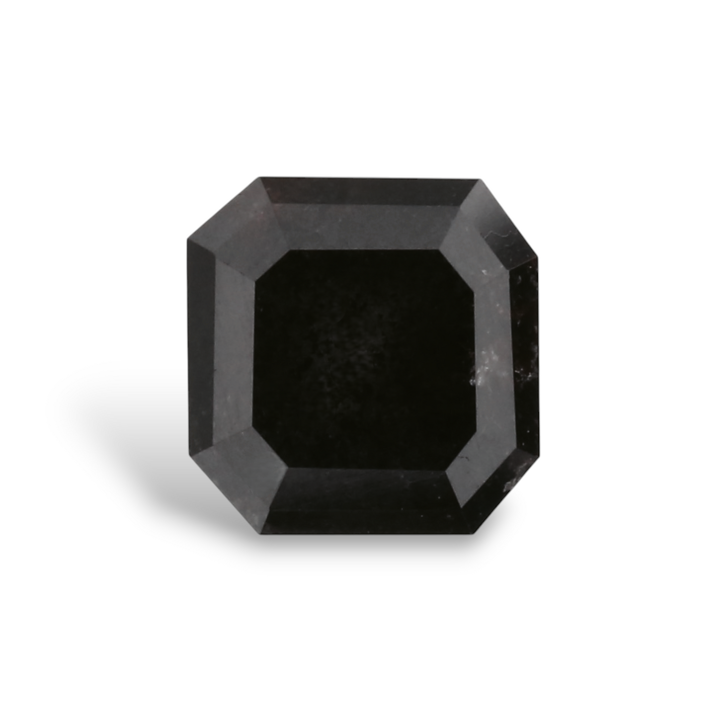 GIA 1.01 Carat Natural Fancy Black Sq emerald Diamond SE-8607GN