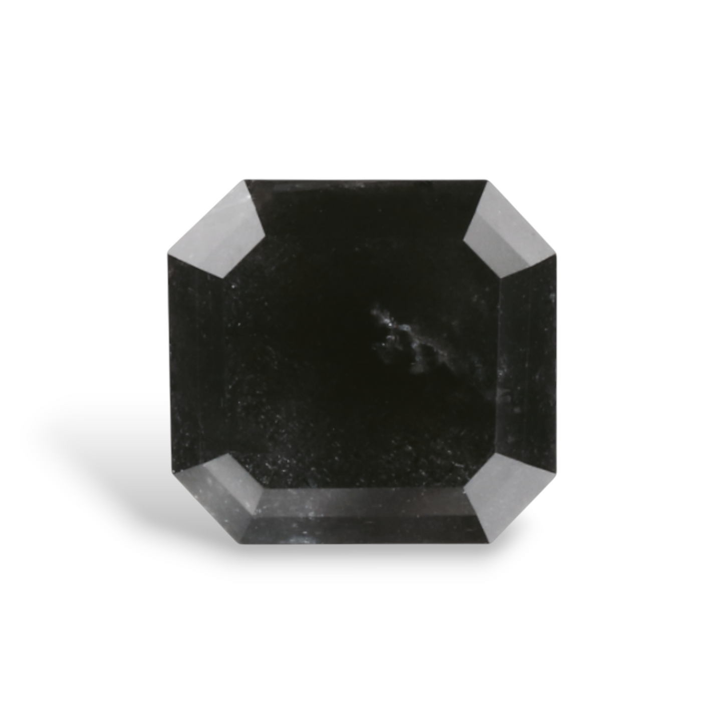 GIA 1.29 Carat Natural Fancy Black Sq emerald Diamond SE-8612GN