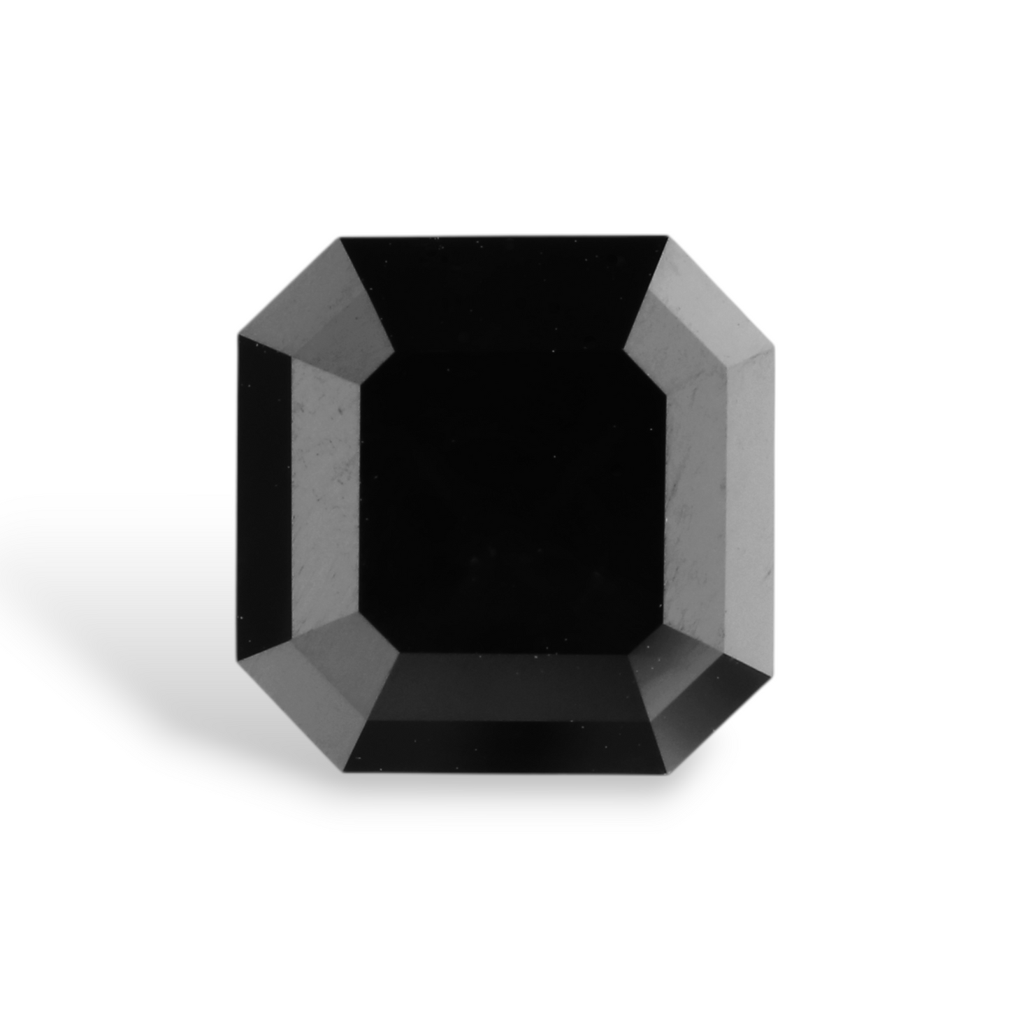 GIA 3.55 Carat Natural Fancy Black Sq emerald Diamond SE-8613GN