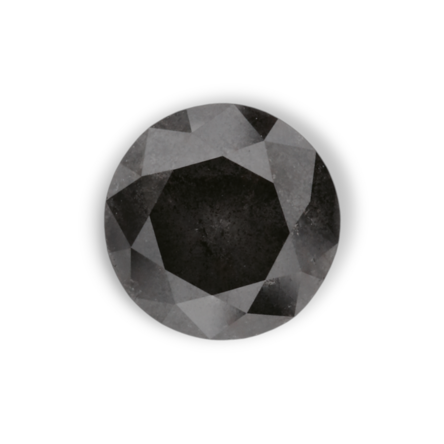 GIA 1.88 Carat Natural Fancy Black Round Diamond SE-8615GN