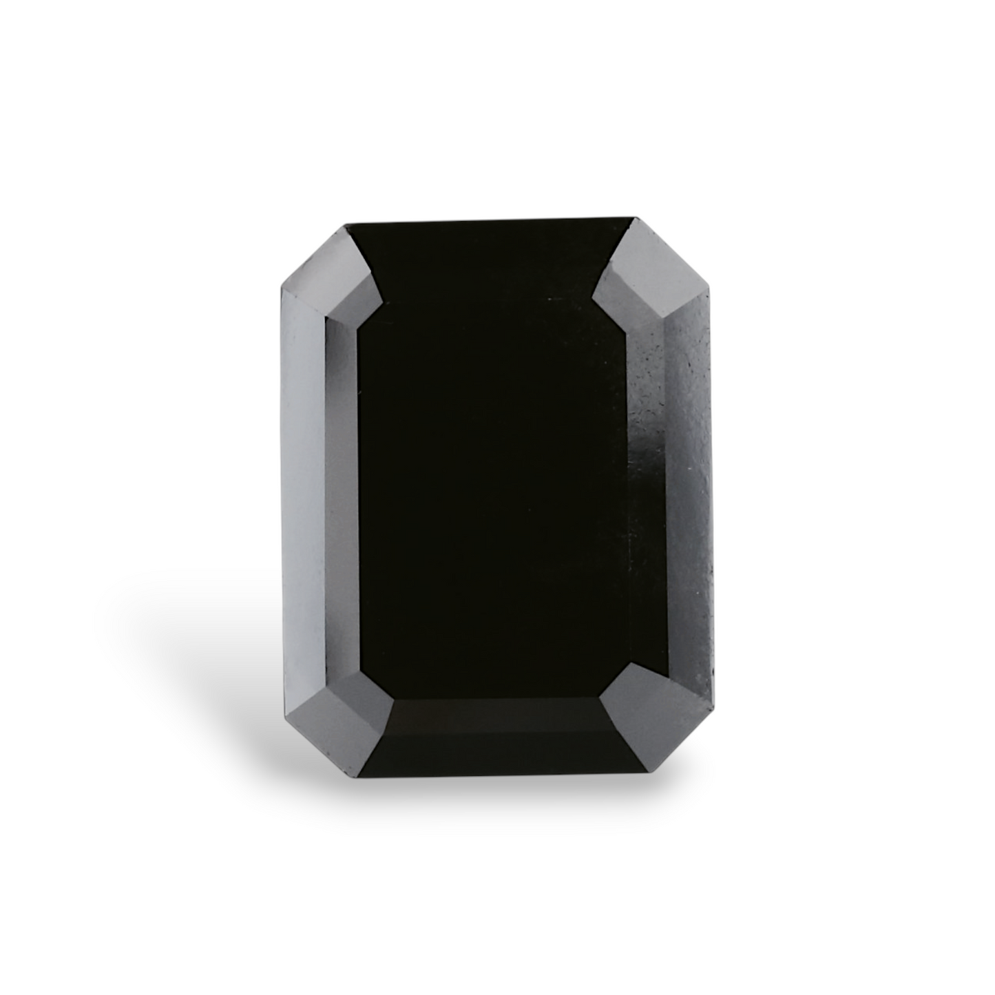 GIA 5.64 Carat Natural Fancy Black Emerald Diamond SE-8616GN