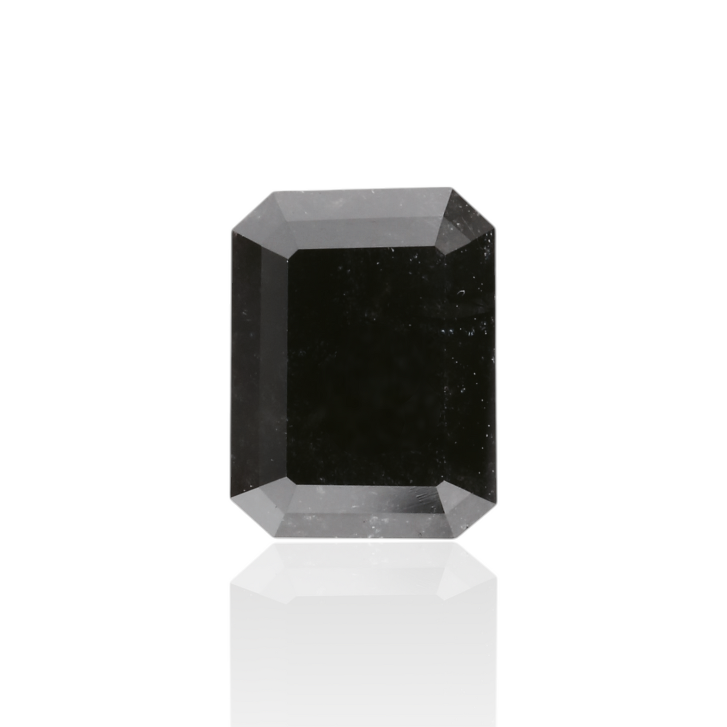GIA 1.40 Carat Natural Fancy Black Emerald Diamond SE-8619GN