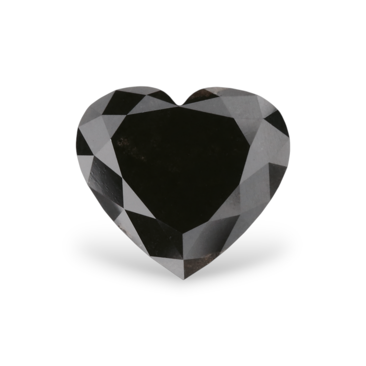 GIA 1.72 Carat Natural Fancy Black Heart Diamond SE-8625GN