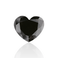 GIA 4.09 Carat Natural Fancy Black Heart Diamond SE-8626GN