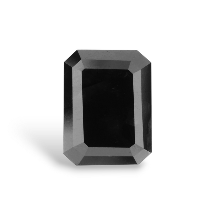 GIA 1.55 Carat Natural Fancy Black Emerald Diamond SE-8628GN