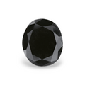 GIA 0.63 Carat Natural Fancy Black Oval Diamond SE-8635GN