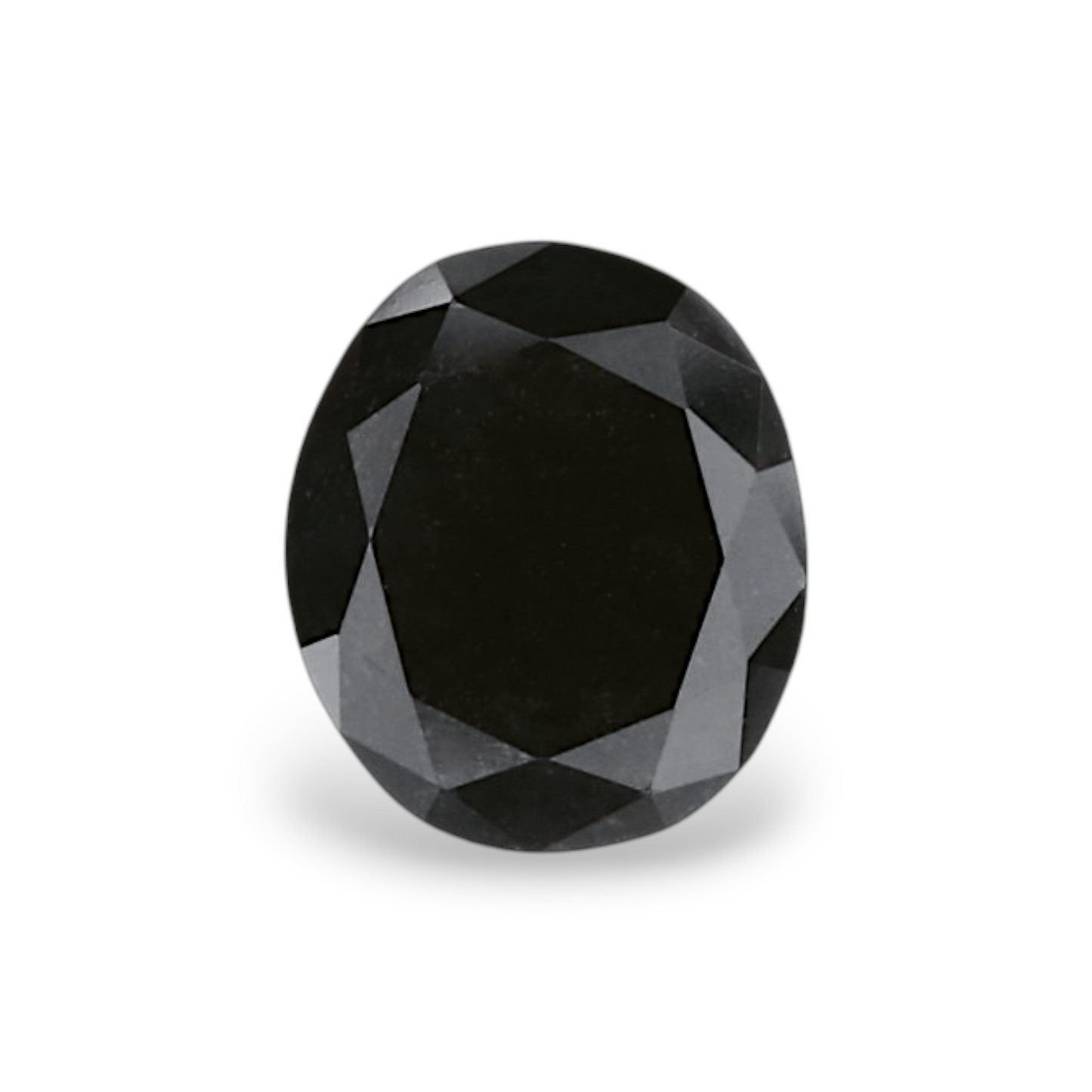 GIA 0.63 Carat Natural Fancy Black Oval Diamond SE-8635GN
