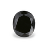 GIA 0.88 Carat Natural Fancy Black Oval Diamond SE-8636GN