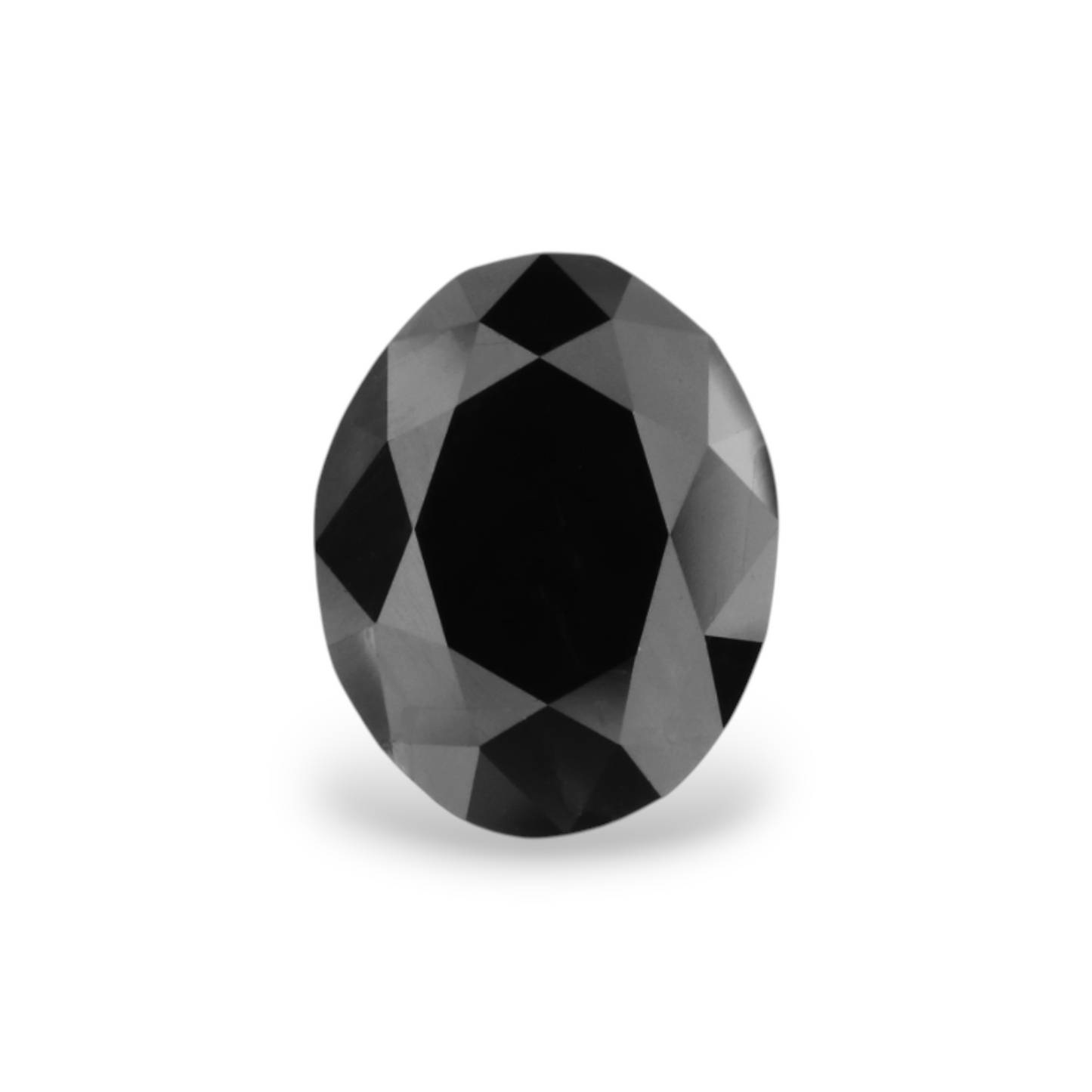 GIA 1.80 Carat Natural Fancy Black Oval Diamond SE-8638GN
