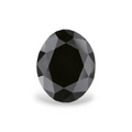 GIA 2.12 Carat Natural Fancy Black Oval Diamond SE-8641GN