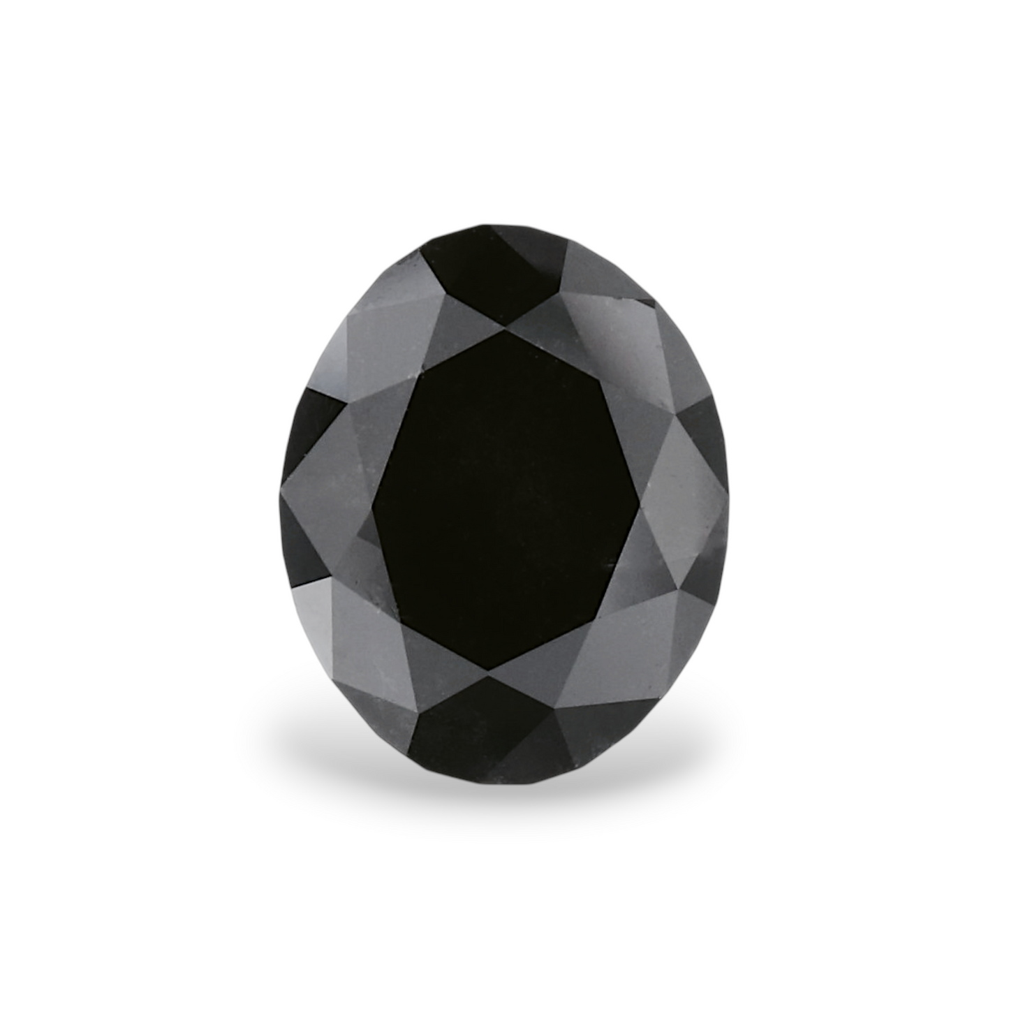 GIA 2.12 Carat Natural Fancy Black Oval Diamond SE-8641GN