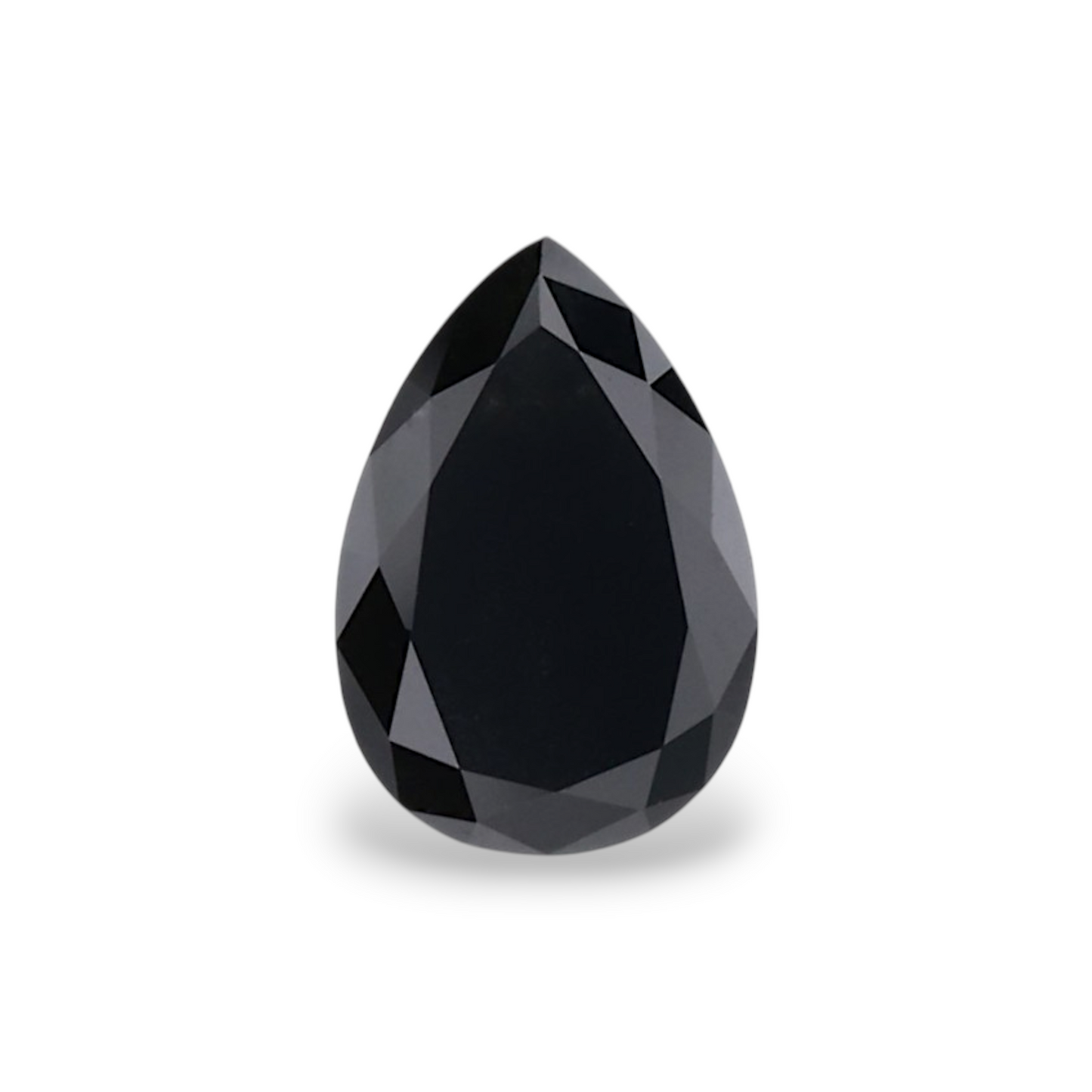 GIA 0.68 Carat Natural Fancy Black Pear Diamond SE-8644GN