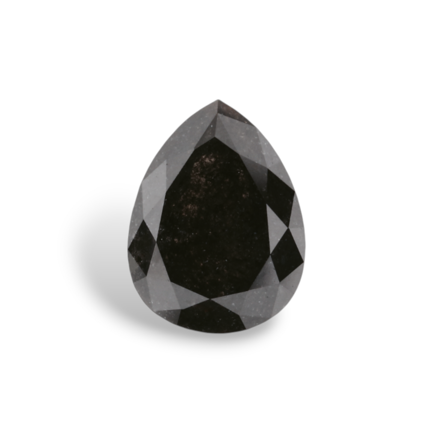 GIA 1.92 Carat Natural Fancy Black Pear Diamond SE-8645GN