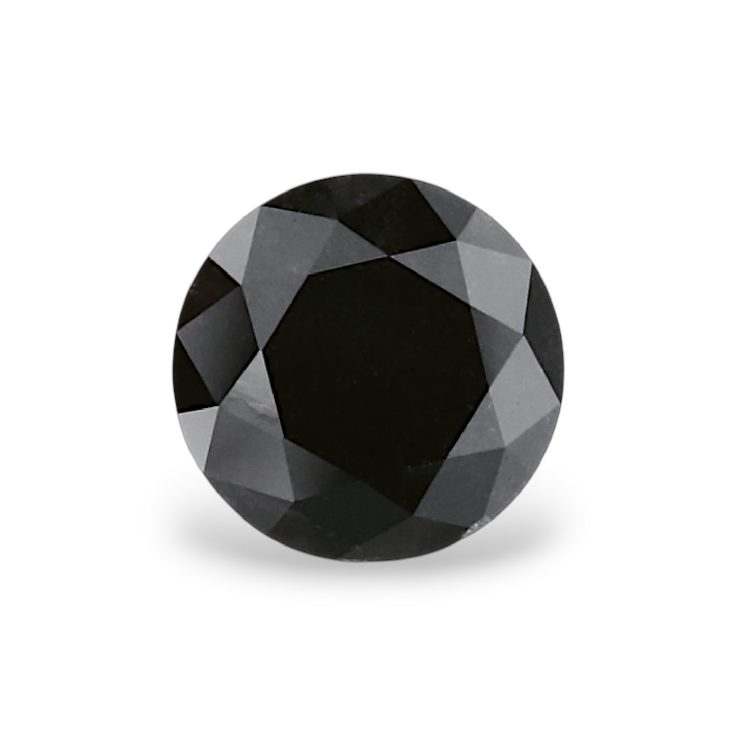 GIA 0.82 Carat Natural Fancy Black Round Diamond SE-8649GN