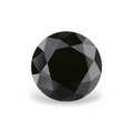 GIA 0.82 Carat Natural Fancy Black Round Diamond SE-8649GN