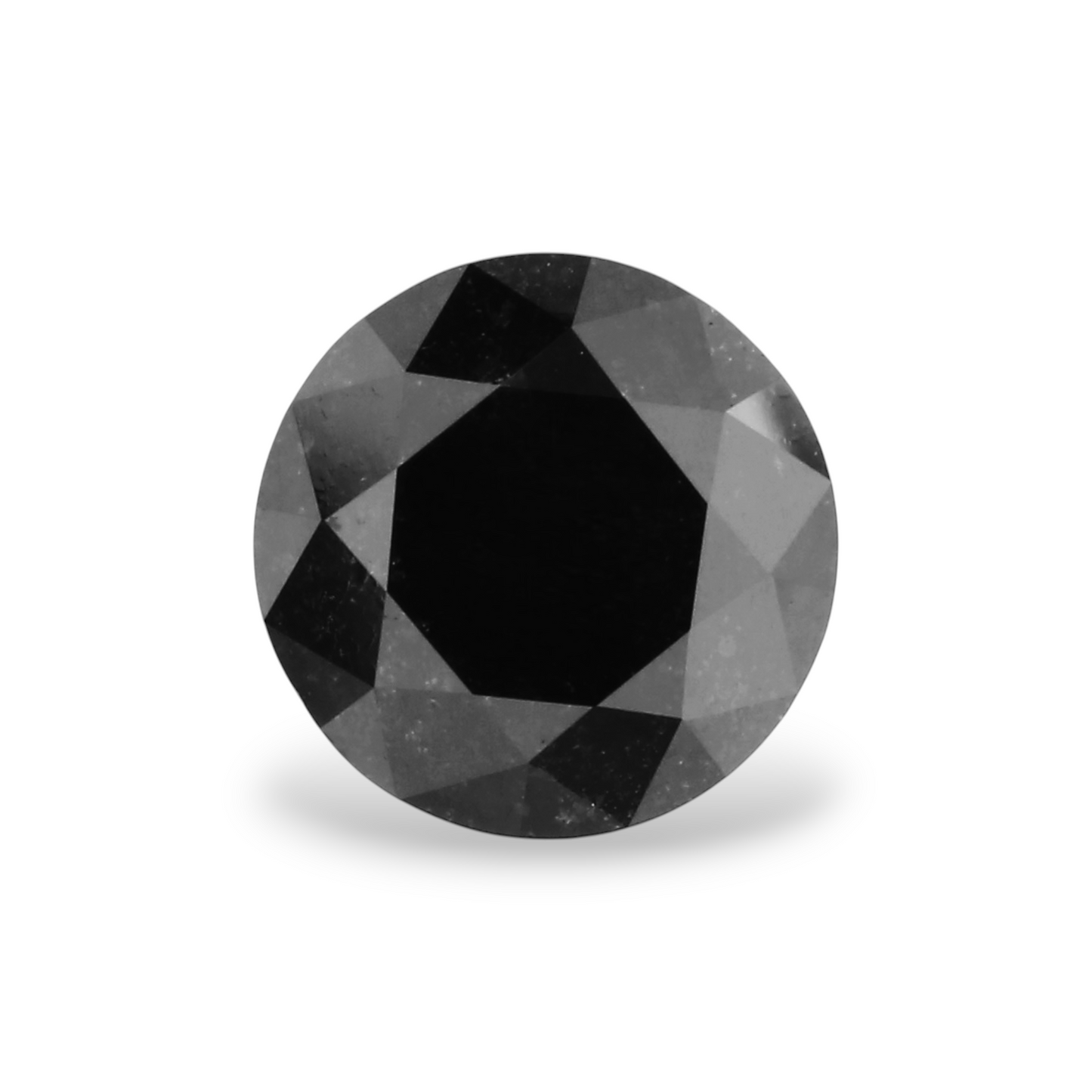 GIA 1.02 Carat Natural Fancy Black Round Diamond SE-8650GN