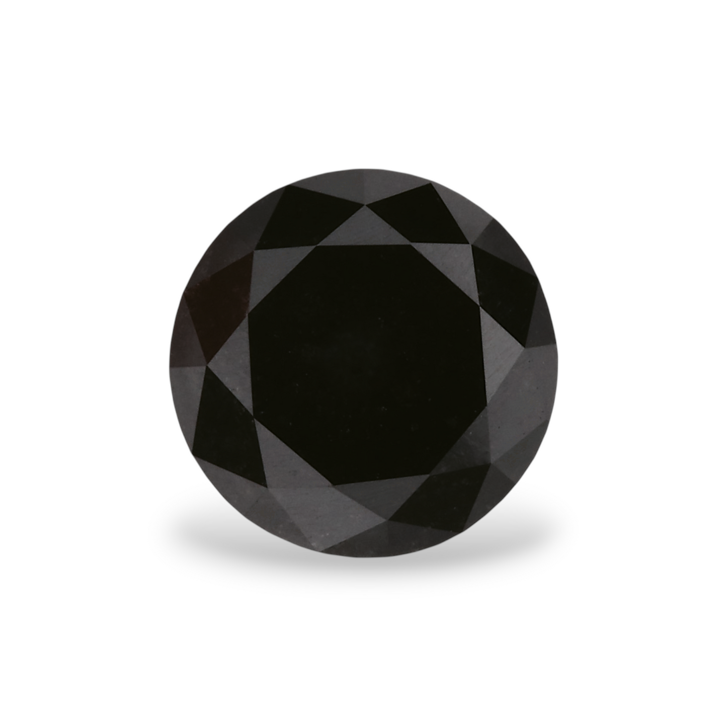GIA 1.69 Carat Natural Fancy Black Round Diamond SE-8733GN