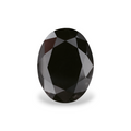 GIA 7.89 Carat Natural Fancy Black Oval Diamond SE-8737GN