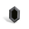 GIA 4.64 Carat Natural Fancy Black Hexagonal Diamond SE-8740GN