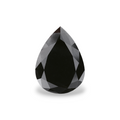 GIA 4.42 Carat Natural Fancy Black Pear Diamond SE-8743GN