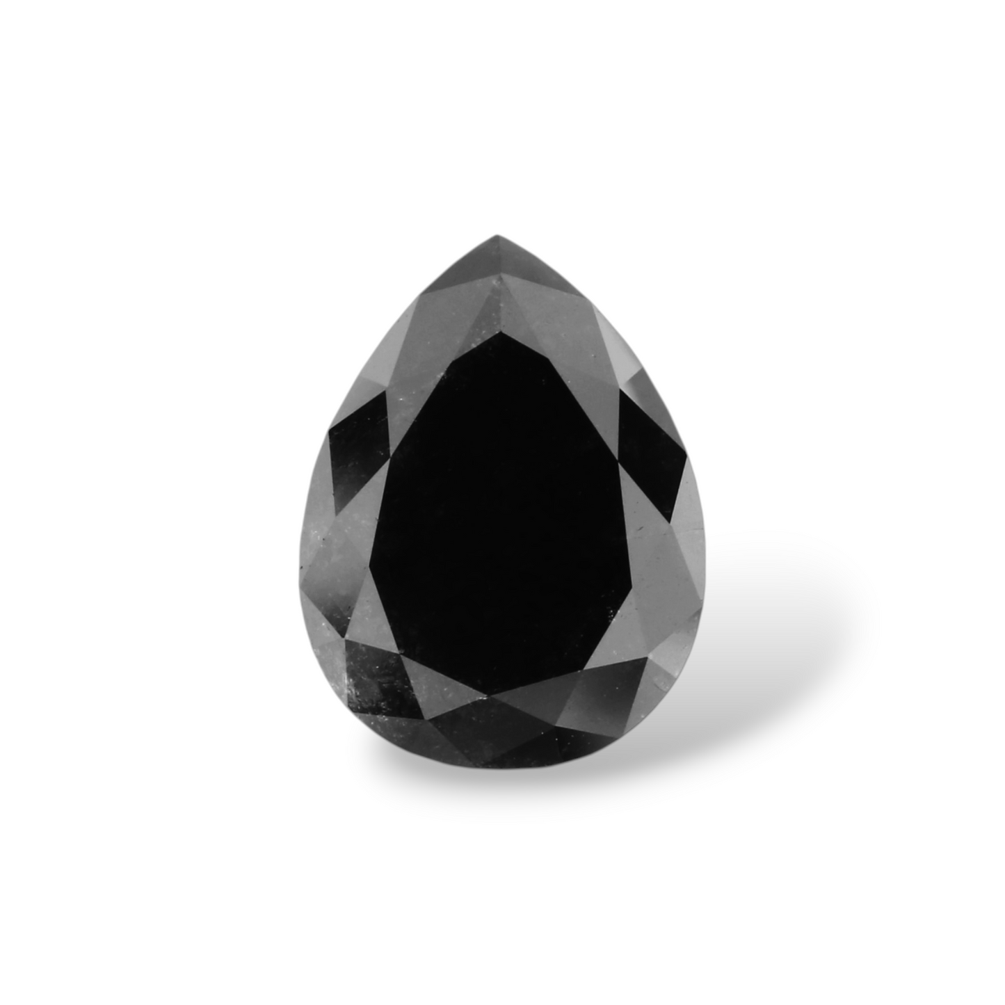 GIA 2.36 Carat Natural Fancy Black Pear Diamond SE-8746GN