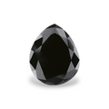 GIA 3.13 Carat Natural Fancy Black Pear Diamond SE-8747GN