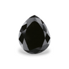 GIA 3.13 Carat Natural Fancy Black Pear Diamond SE-8747GN