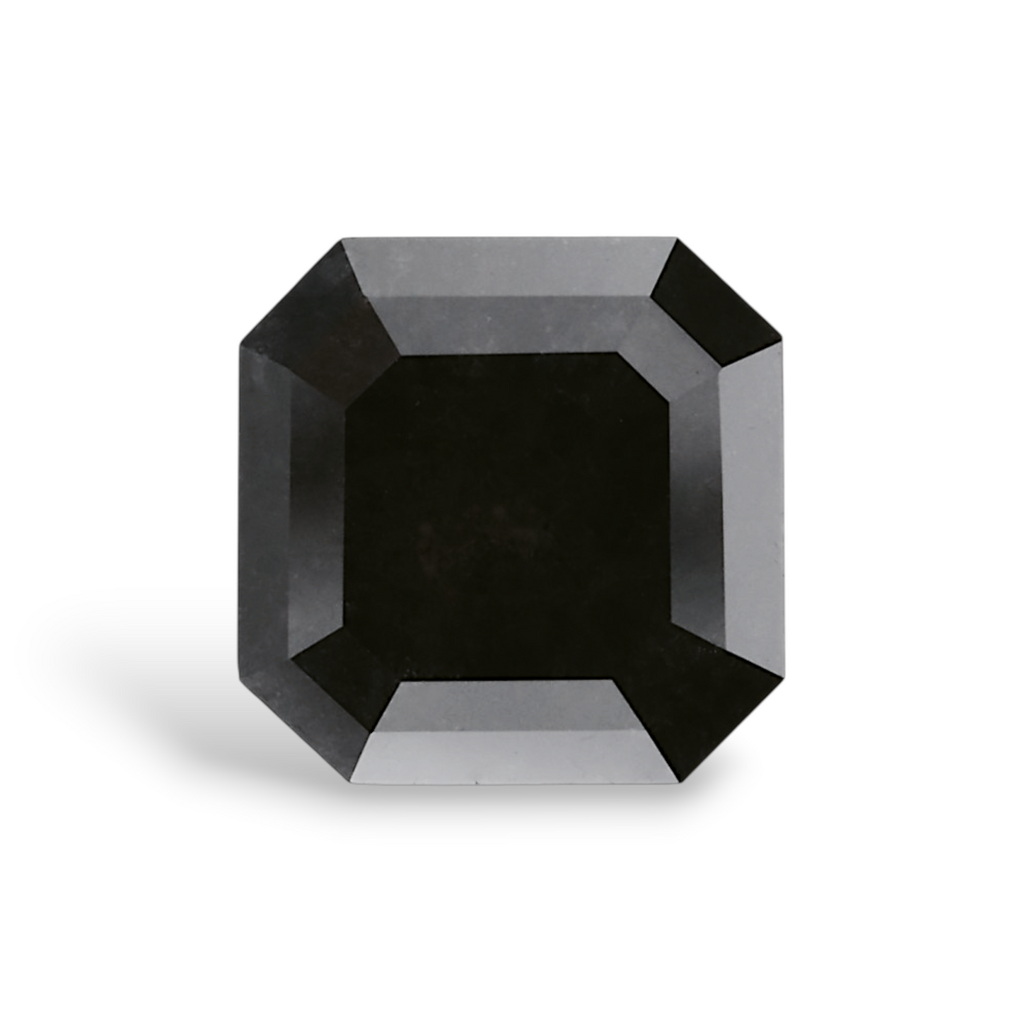 GIA 3.24 Carat Natural Fancy Black Sq emerald Diamond SE-8750GN