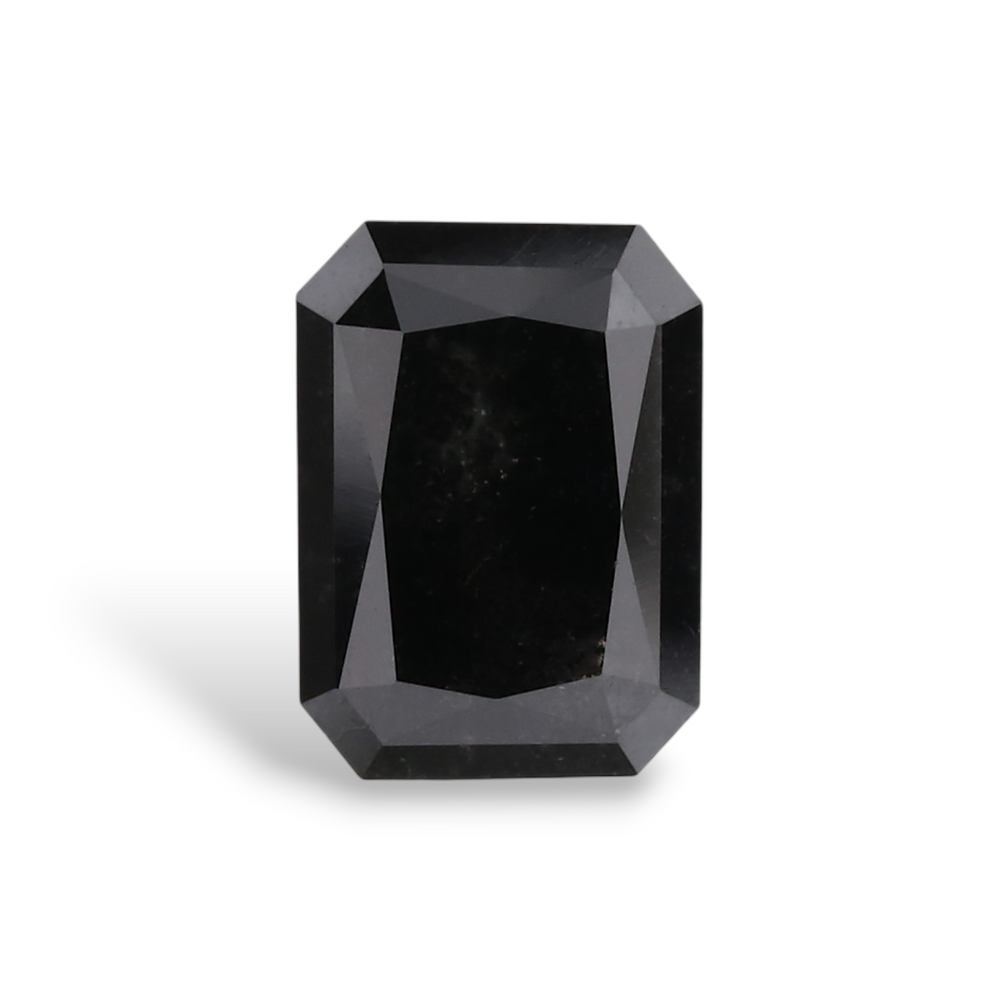 GIA 1.01 Carat Natural Fancy Black Radiant Diamond SE-9043GN