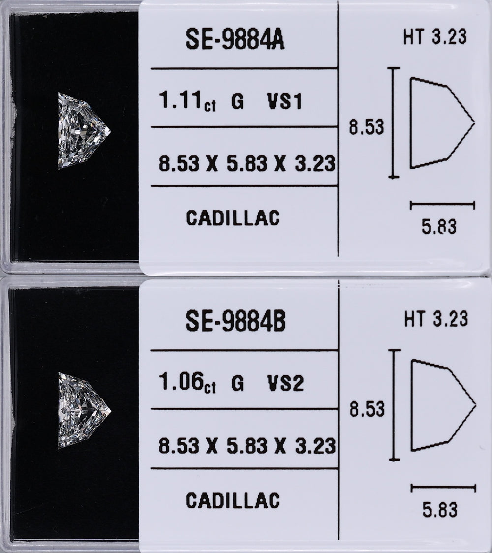 1.11 Carat Natural G VS1 Trapezoid Diamond SE-9884A