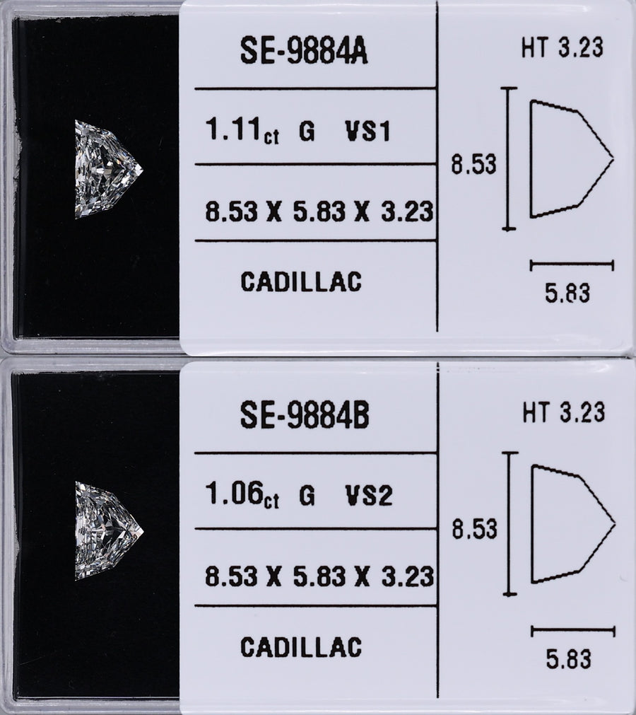 1.11 Carat Natural G VS1 Trapezoid Diamond SE-9884A