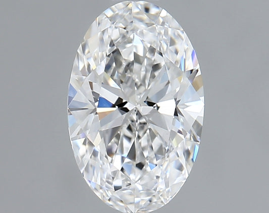 IGI 1.58 Carat Labgrown D VVS1 Oval Diamond LGD-52